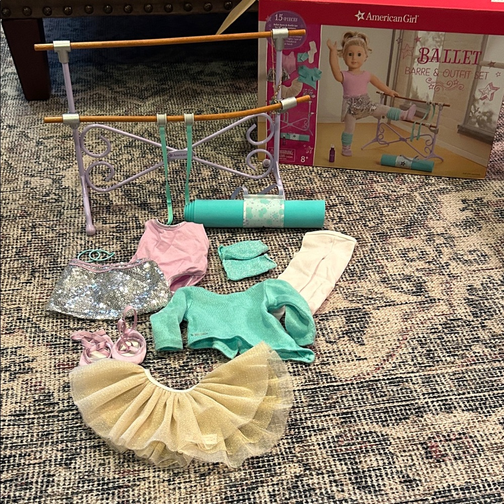 American Girl Ballet Barre & Outfit Set